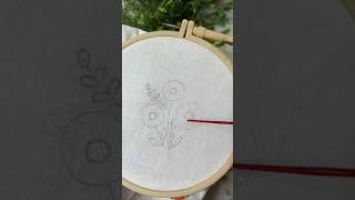Beautiful Flower Embroidery #embroidery #handembroidery #flowers #shorts #shortsviral @Aavyaa26