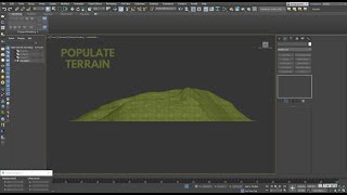 Ứng dụng Populate Terain vẽ đồi núi trong 3ds Max I HN ARCHITECT