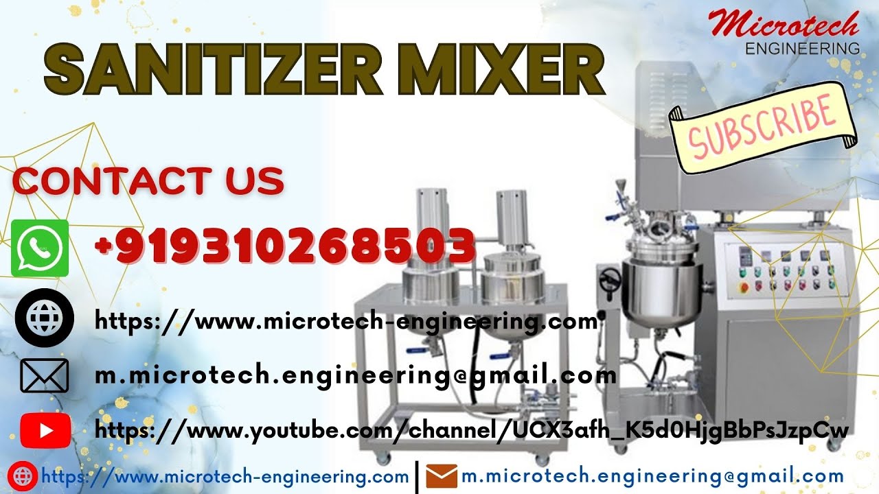 Sanitizer mixer,sanitizer making machine,hand wash making mechine, gel ...