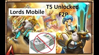 Lords Mobile Ultimate F2P Guide to unlock T5 screenshot 5