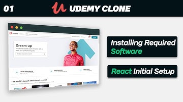 Installing Required Software & React Initial Setup | UDEMY Clone with MERN Stack.