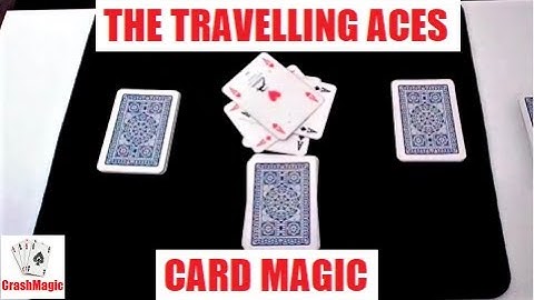 The Travelling Aces Card Trick Performance and Tutorial