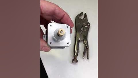 How to Remove a Pressed-on Gear From a Creality 42-40 Stepper Motor