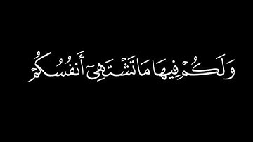 {  إِنَّ الَّذينَ قالوا رَبُّنَا اللَّهُ ثُمَّ استَقاموا } #كرومات شاشة سوداء #سورة_فصلت | طارق محمد