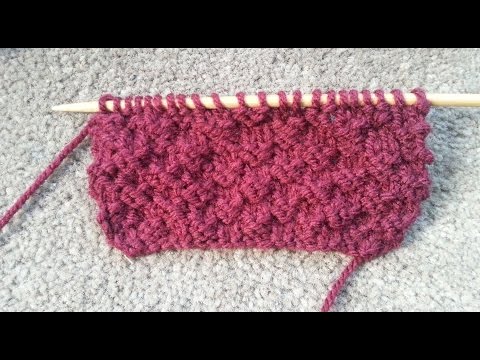 Double Moss Stitch | Knitted Pattern