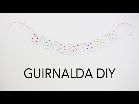 Cómo hacer una guirnalda de fiesta con papel celofán | CON P DE PAPEL