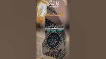 سورة العنكبوت 🕷️#قرآن #حالات_واتس #سورة_العنكبوت #راحة_نفسية #قران_كريم #اكسبلور #لايك