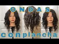 ONDAS CON PLANCHA EN CABELLO CORTO 2019