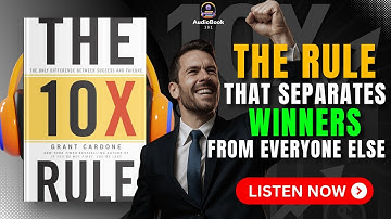 THE 10X RULE Audiobook Summary in English