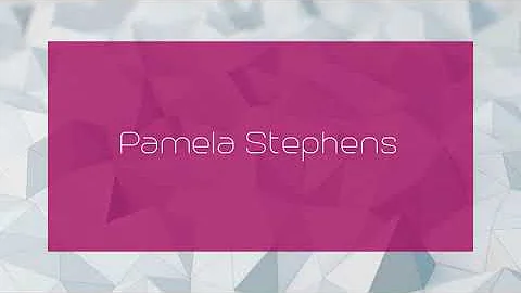 Pamela Stephens - appearance