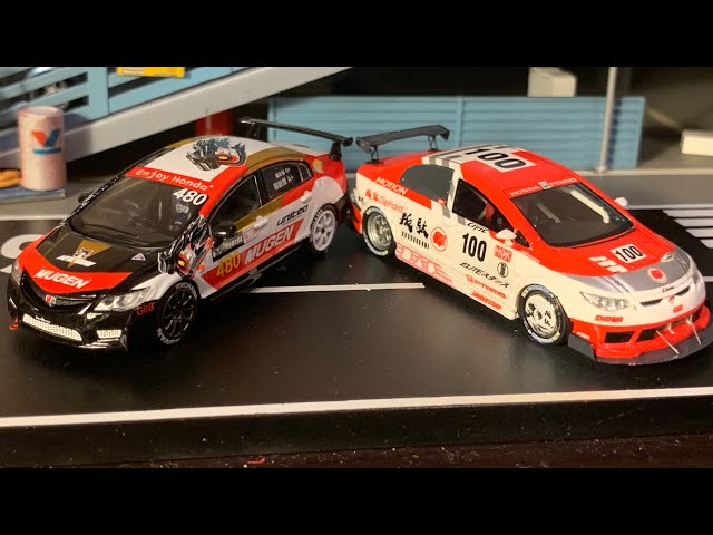 1/64 INNO シビックFD2 無限仕様、出光仕様 civic YMモデル