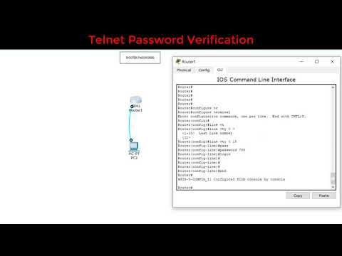 Cisco Router passwords configuration & Verification | Console,auxiliary,Telnet,Enable,Enable Secret