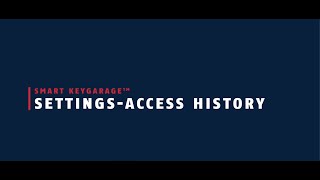 Access History and Setting with the ABUS Bluetooth Lock Box / Smart KeyGarage™
