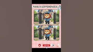 #short Spot the 5 Differences Puzzle | Find 5 Points #272