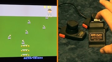Atari 2600 Paddle Games on PC Emulator with 2600-dapter