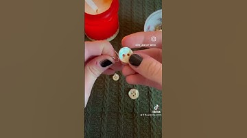 Turning vintage buttons into earrings ✨ #viral #jewelry #vintage  #button #earrings #jewelrymaking