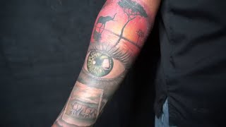 Kenya Tattoo -- Time Lapse Tattoo