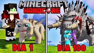 SOBREVIVI 100 Dias em um MUNDO DE DRAGÕES no Minecraft Hardcore - O FILME #4