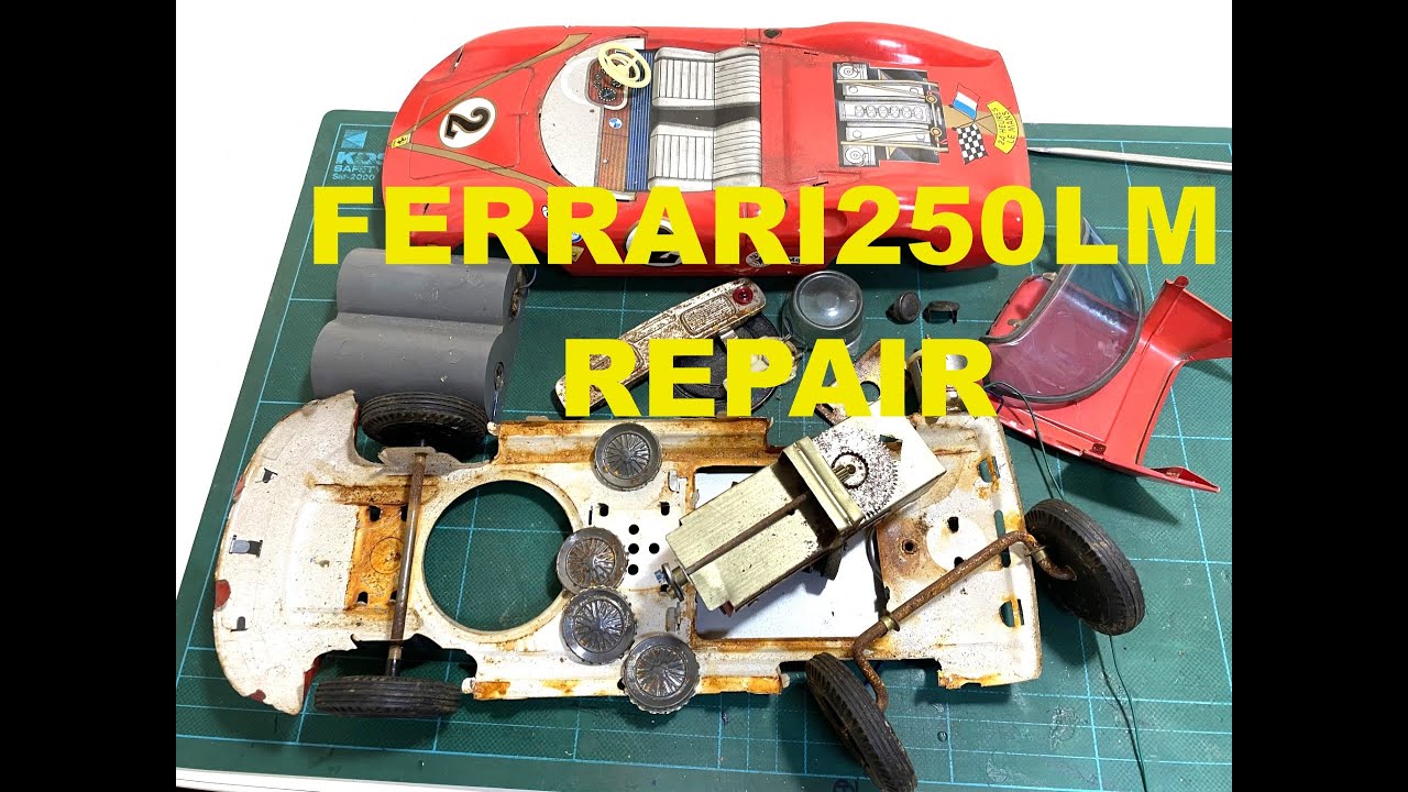 ブリキのおもちゃ アサヒ玩具 フェラーリ250LM 復活‼️ Antique Tin