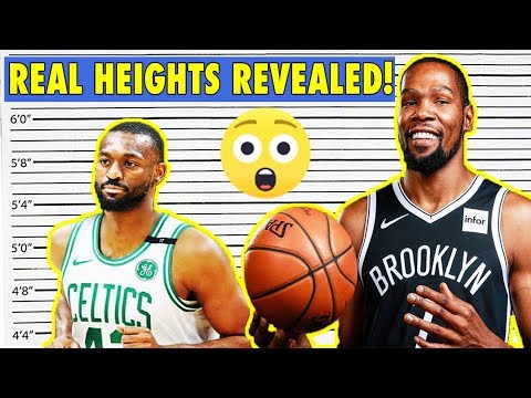 NBA Players Real Heights Finally REVEALED!
