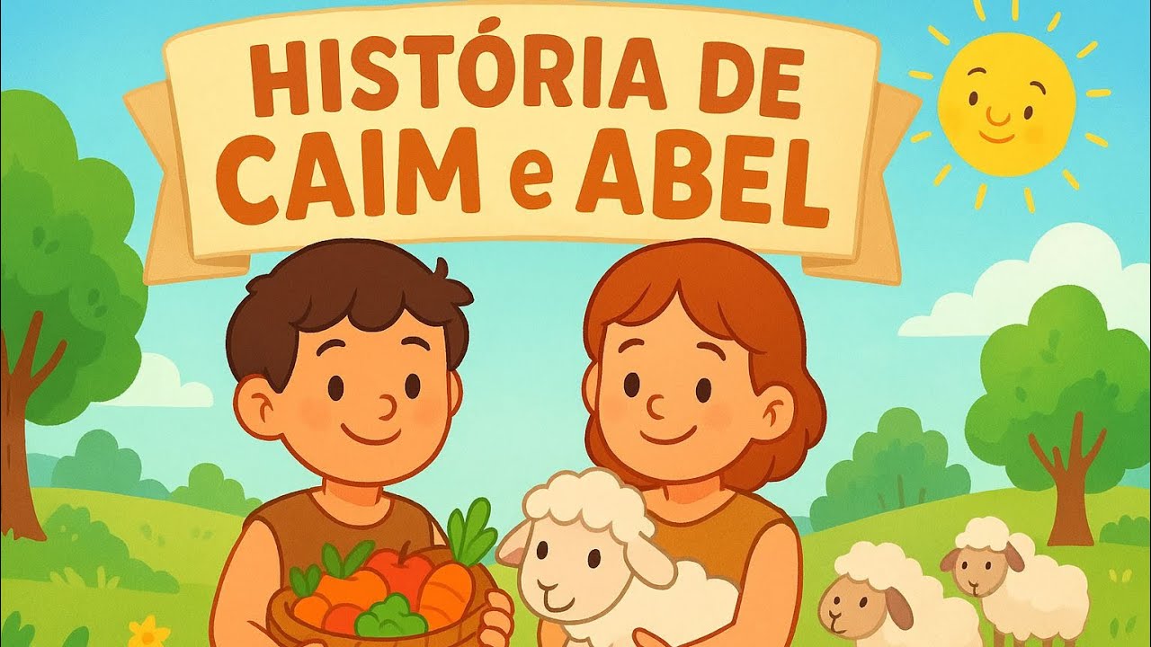 História de Caim e Abel | História Bíblica Infantil 🎨📖 - YouTube
