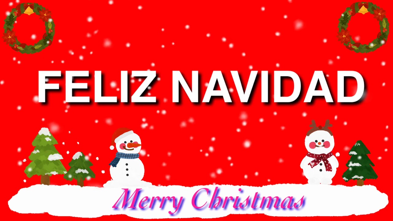 FELIZ NAVIDAD Lyrics YouTube