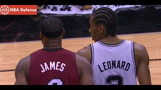 Kawhi Leonard Defense on LeBron James | 2014 NBA Finals Game 1