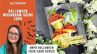 Halloween Mushroom Scene | Altenew | AmyR 2026 Halloween Series #7
