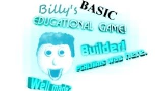 Billy's Basics In Educational Game (Gameplay) #1