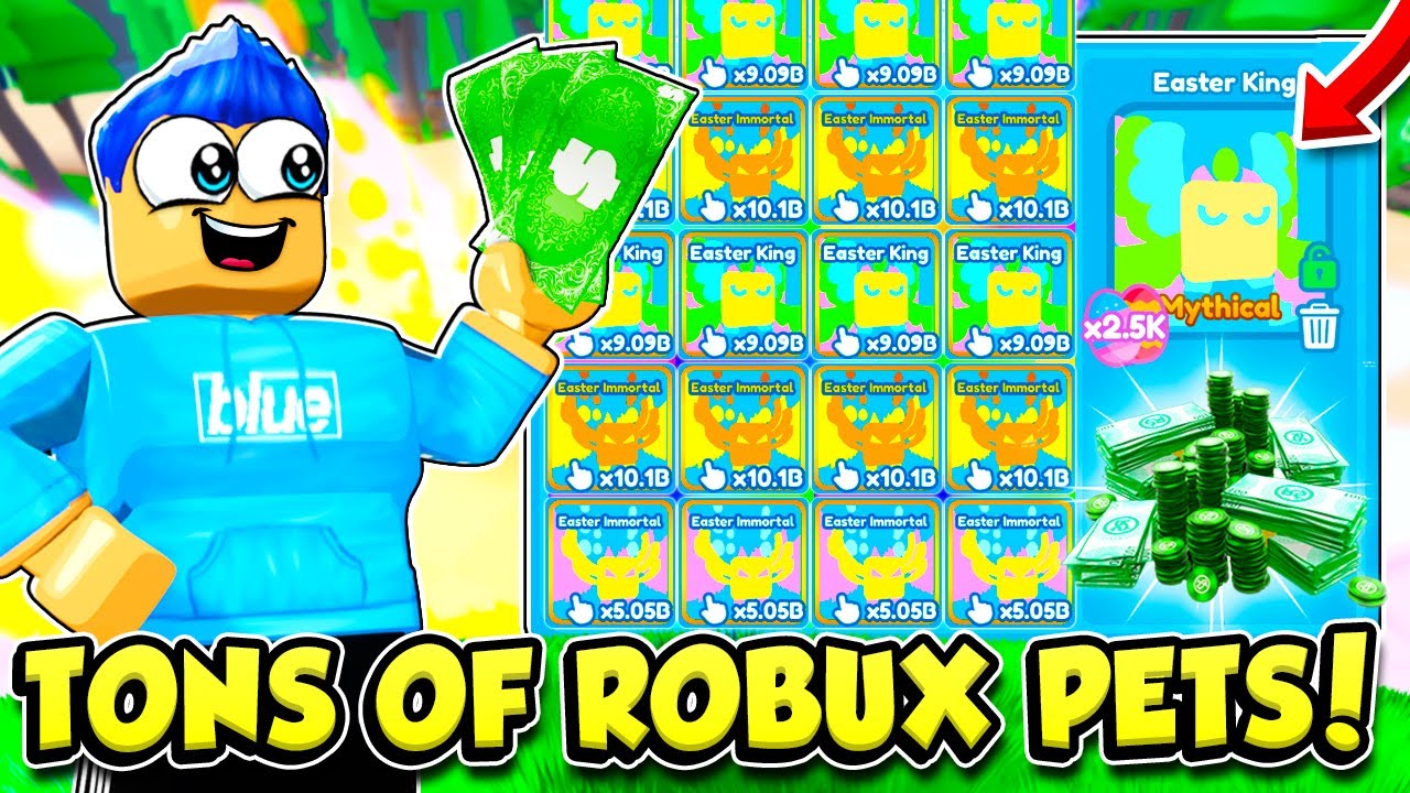 Buying Tons Of Robux Pets That Are Insanely Op! (Roblox)