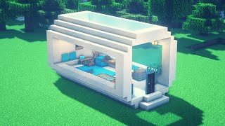 Minecraft CAPSULE HOUSE TUTORIAL - Minecraft Builds