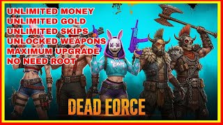 Dead Force Zombie Strike Mod APK v1.4.0 (Unlimited Money/Gold/Skip/Guns) screenshot 1