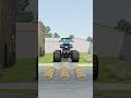 truck and concrete trucks vs monster Speed Bumps #short #beamng #beamngdrive #trucksvs