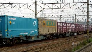 JR貨物 EF210-149号機[吹]+コキ24B　貨物列車7053レ【JRFウィング積載!!】