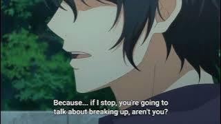 | Given | Yaoi anime  ❝Akihiko x Ugetsu breakup sad moment ❞