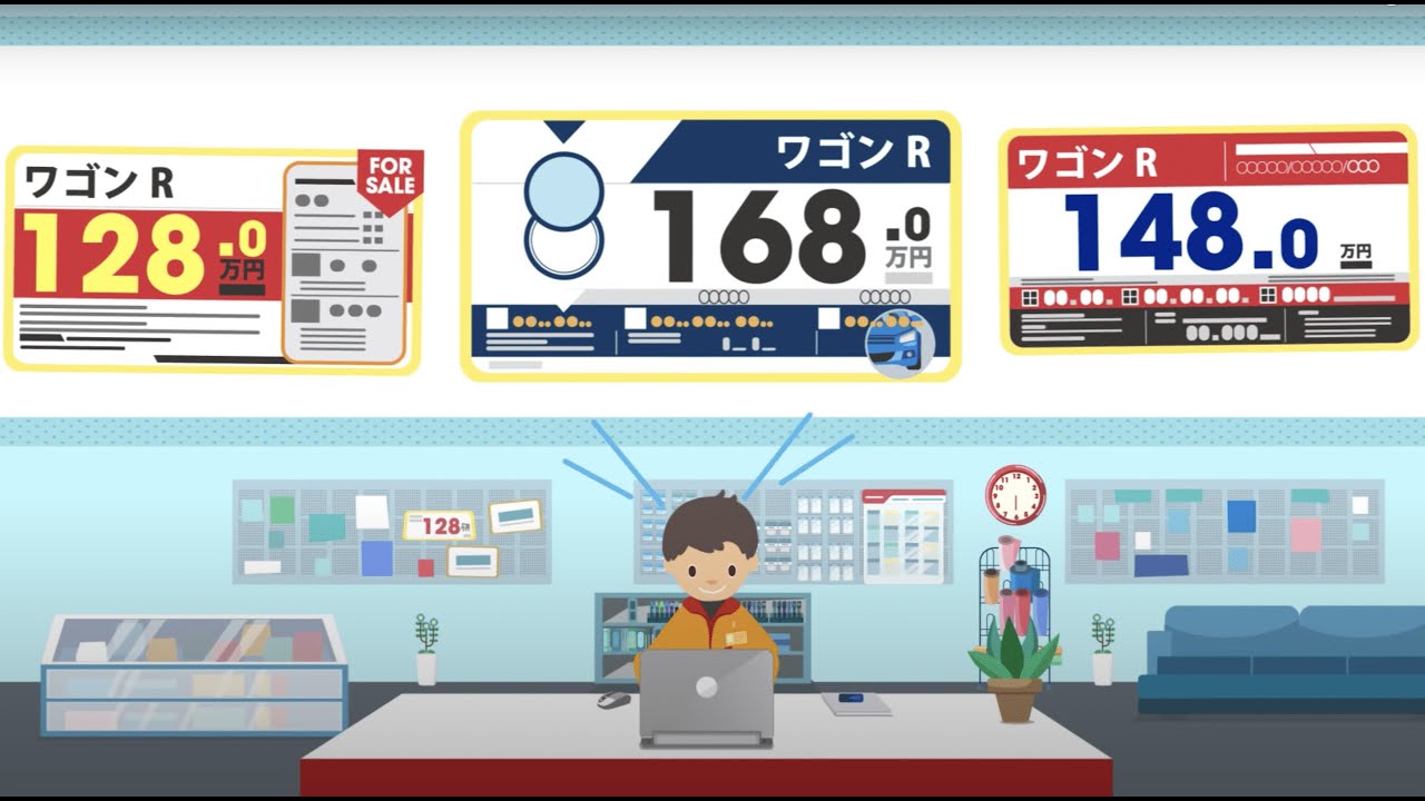 無料で使える中古車のプライスボード作成サービス エアプラ Airpra