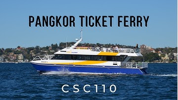 GROUP PROJECT CSC121 PANGKOR FERRY TICKET