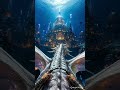 First-person POV riding an underwater dragon