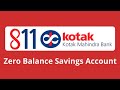 Kotak Mahindra Bank 811 account Open Online New Process Without Video kyc #Kotak_811_Account