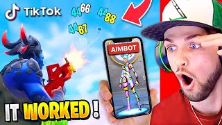 Trying Fortnite TIK TOK Viral Lifehacks! (THEY ACTUALLY WORK!)