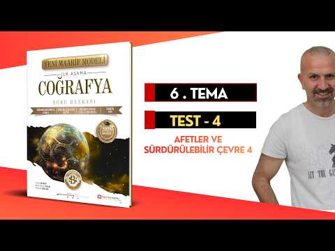6.TEMA / TEST - 4 (Afetler 4) #maarifcoğrafya #maarifmodelicoğrafya