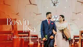 Rosvin & Jilsa Wedding Story | Christian Marthoma Wedding Highlights | Pixelar Imaging Studio HD