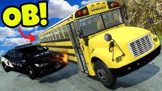 I Crashed OB's School Bus in BeamNG Drive Mods Multiplayer!