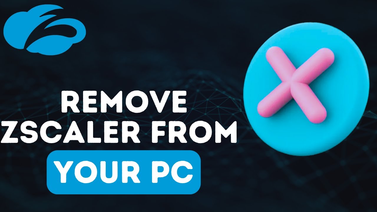 How to remove zscaler from my computer disable zscaler without password