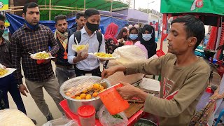 Famous Chikun Ali Vaiear Jhal Muri Masala Egg Muri Tasty Food Muri Makha of Purbachal City! Bd Food