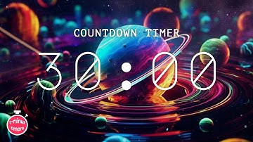 30 Minute Space Study Timer with music