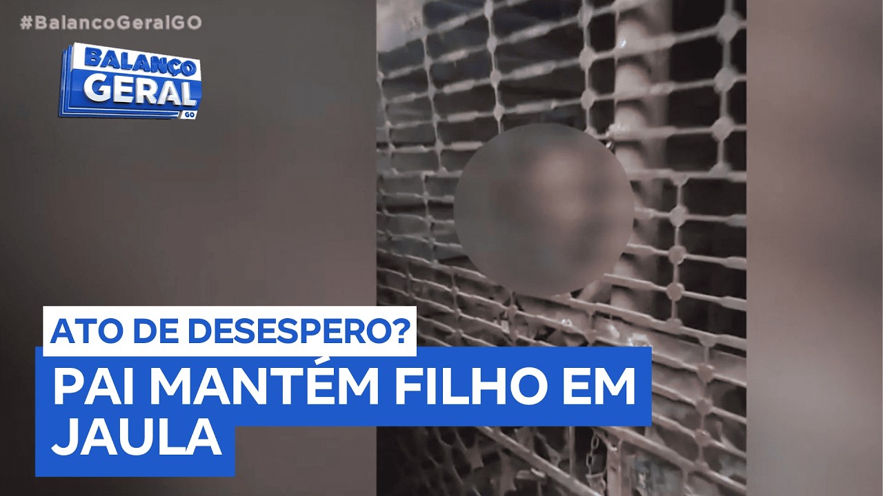 Adolescente com esquizofrenia mantido em jaula pelo próprio pai é resgatado em Aparecida de Goiânia