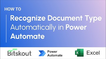 How to recognise document type and extract data automatically with Power Automate and Bitskout