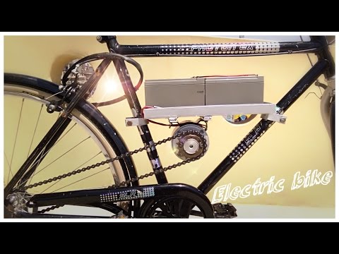 how to make simple electric bike|| Creative Science