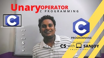 6.1. Unary Operators in C programming